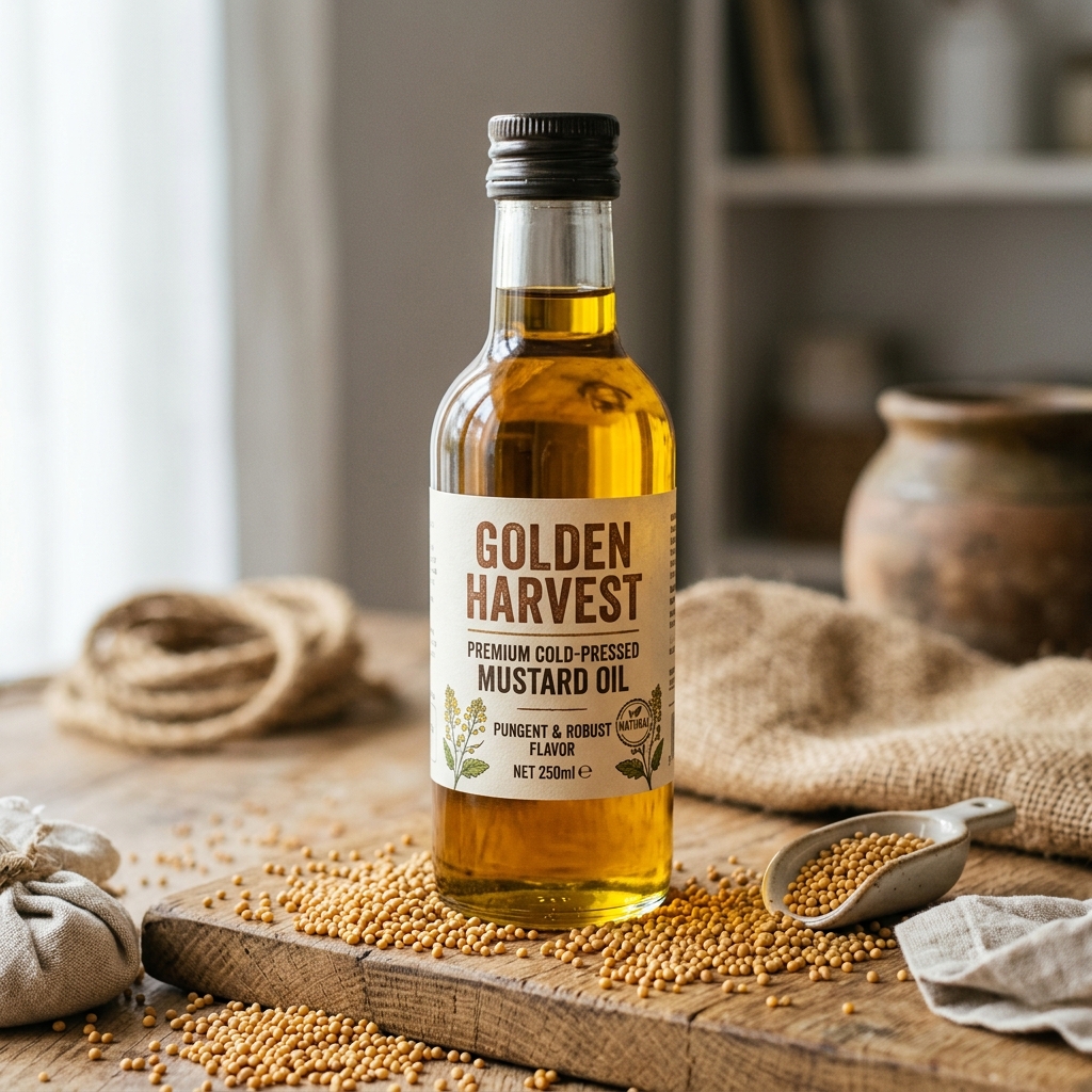 Cold-Pressed Mustard Oil